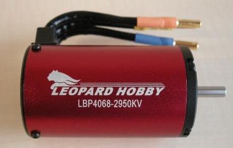 LBP4068-3D Leopard Motore Brushless Aereo e per Automodelli 1/8 RALLYGAME, 40/68 2950 KV, 125 A, 2400 W, 16V